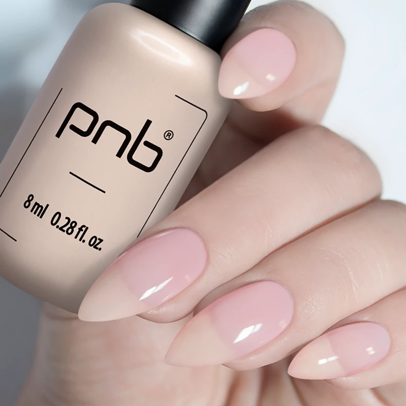 Гель-лак PNB №071 Ballet напівпрозорий молочно-рожевий, емаль 8 мл