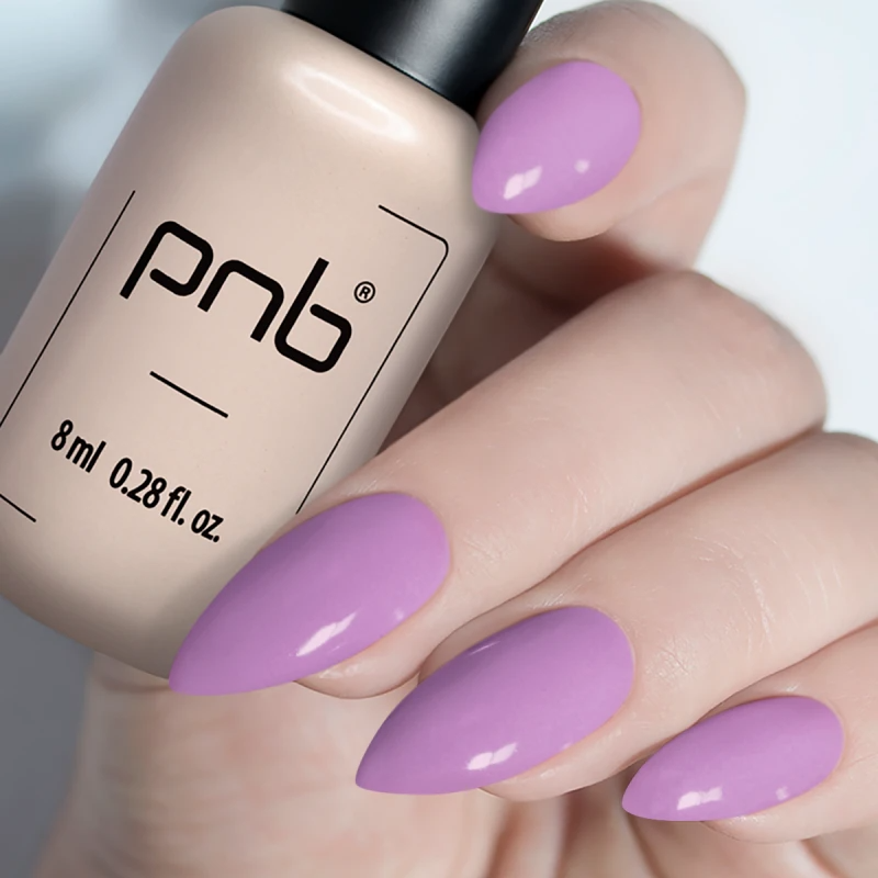 Гель-лак PNB №118 Lilac бузковий, емаль 8 мл