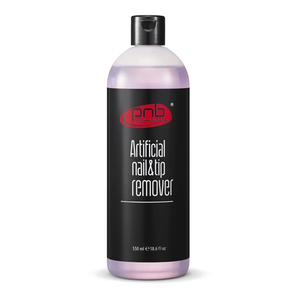 Засіб для зняття штучних нігтів PNB Artificial nail & tip remover 550 мл