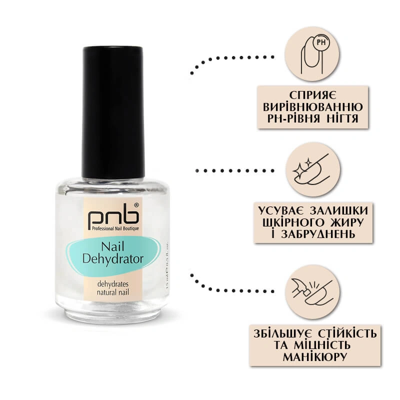 Дегідратор для нігтів PNB Nail Dehydrator 15 мл