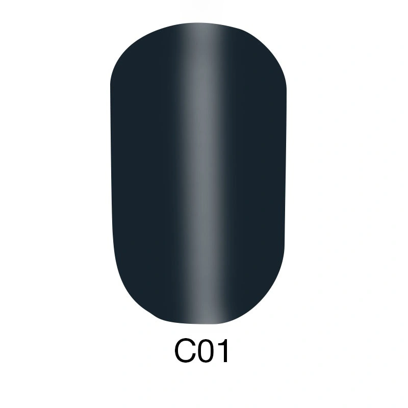 Магнітний гель-лак Naomi Gel Polish Cat Eyes С01 сіро-блакитний металік із шиммером 6 мл