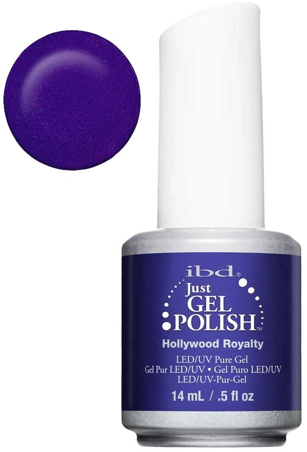 Гель-лак IBD Just Gel Polish Hollywood Royalty фіалковий із шиммером 14 мл