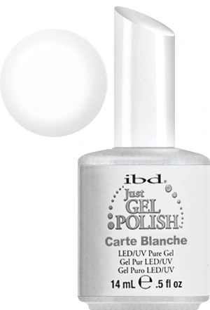 Гель-лак IBD Just Gel Polish Carte Blanche білий, емаль 14 мл