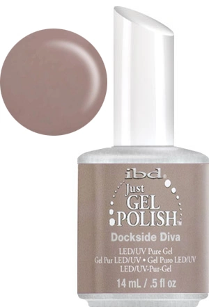 Гель-лак IBD Just Gel Polish Dockside Diva темно-бежевий, щільний, емаль 14 мл