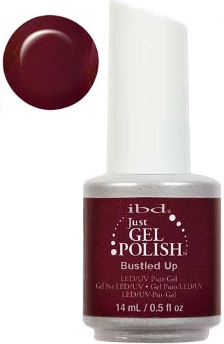 Гель-лак IBD Just Gel Polish Bustled Up цегляно-червоний з мікроблиском 14 мл