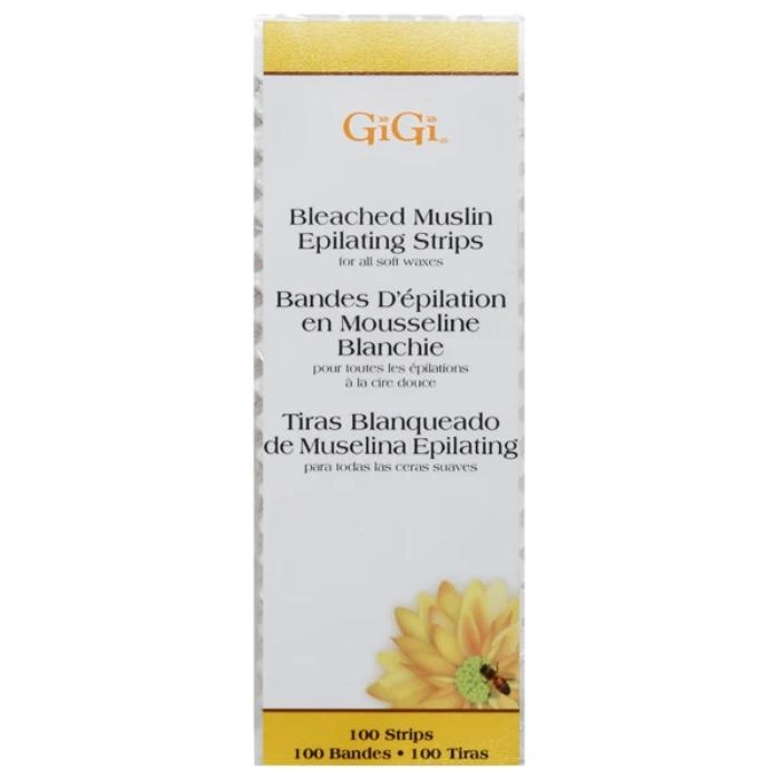 GIGI Bleached Muslin Epilating Strips Large 100 шт