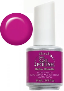 Гель-лак IBD Just Gel Polish Retro Rosette фуксія, емаль 14 мл