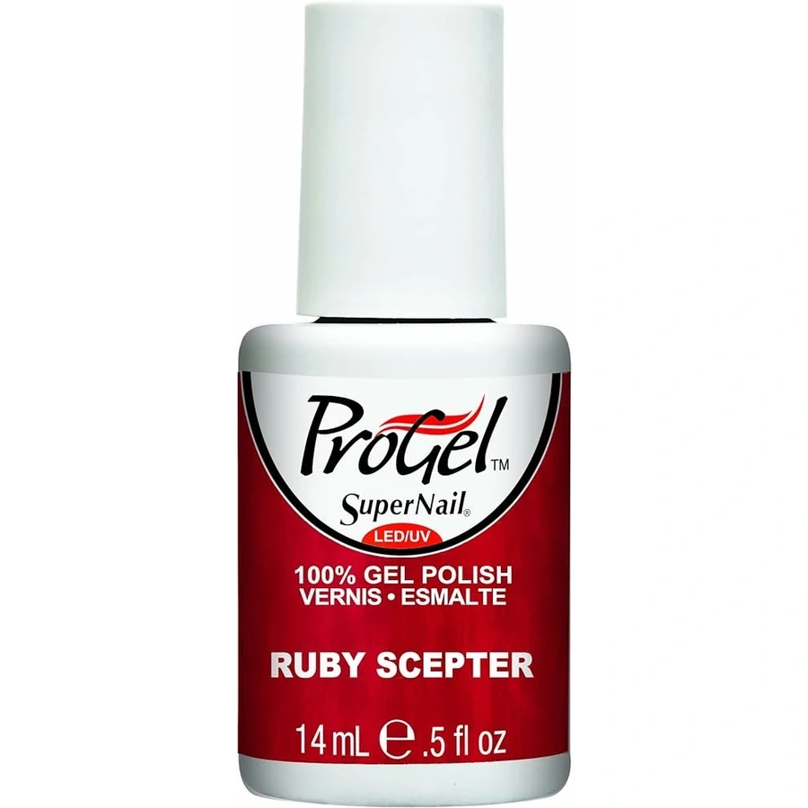 Гель-лак Super Nail ProGel Ruby Scepter червоний з мікроблиском 14 мл