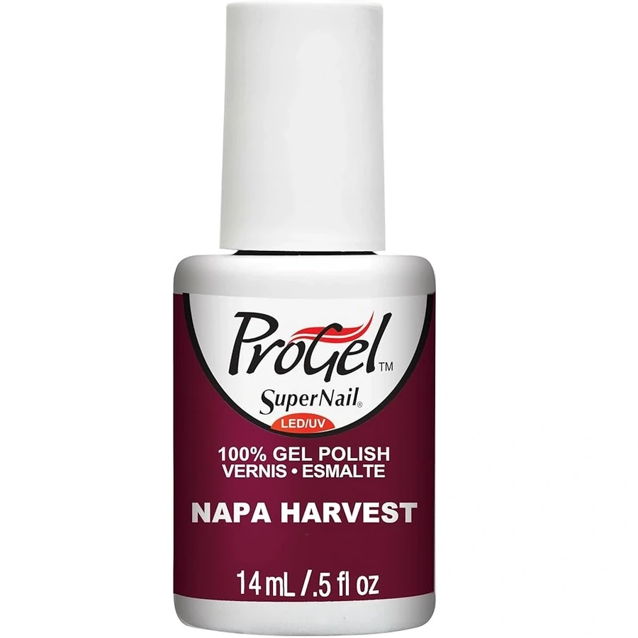 Гель-лак Super Nail ProGel Napa Harvest бордовий, емаль 14 мл