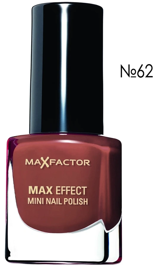 Лак Max Factor MAX EFFECT MINI NAIL №62 червоний насичений глянсовий 4.5 мл