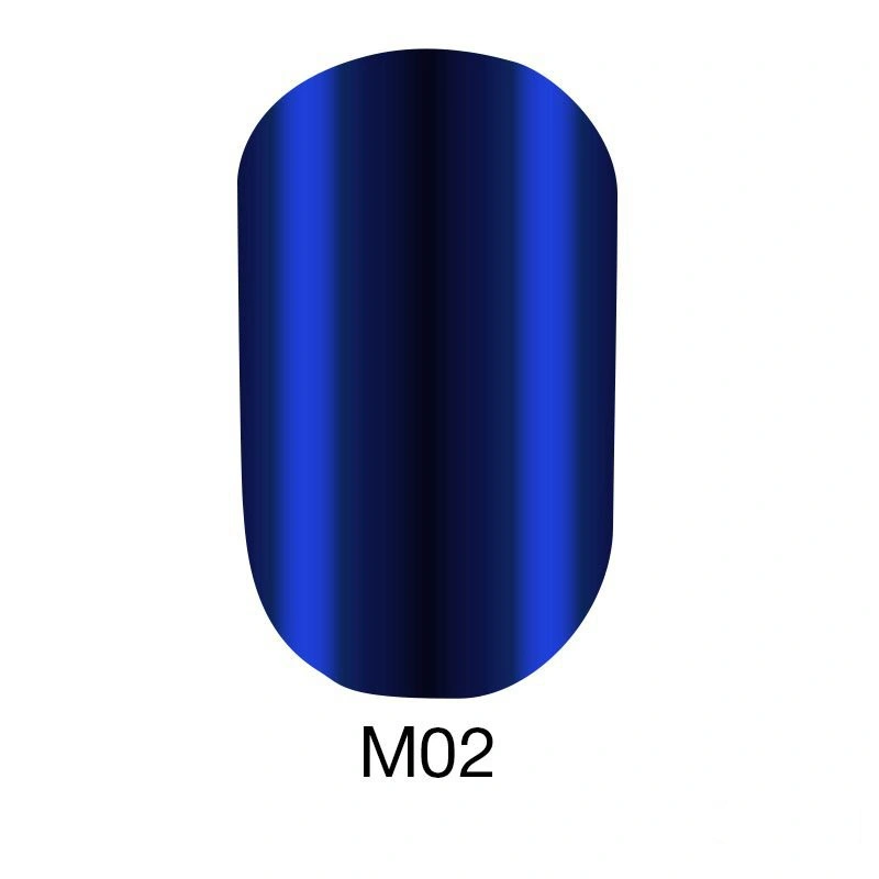 Гель-лак Naomi Gel Polish Metallic Collection M02 яскраво-синій металік 6 мл