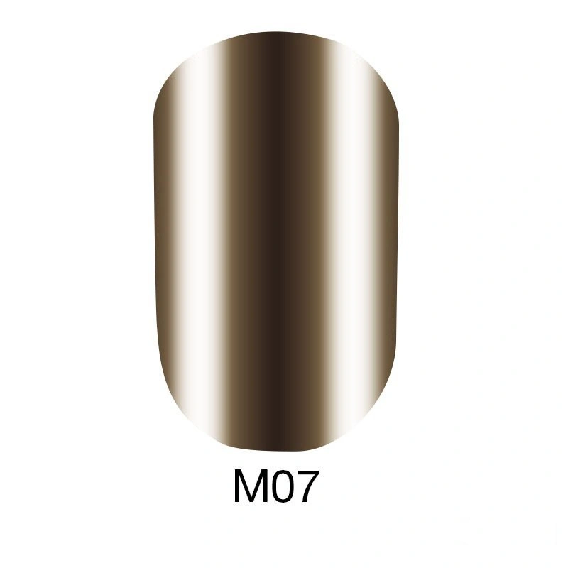Гель-лак Naomi Gel Polish Metallic Collection M07 світлий золотисто-бежевий металік 6 мл