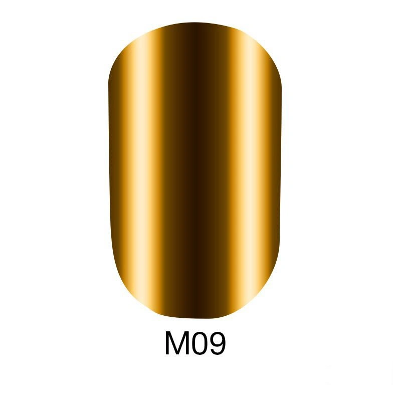 Гель-лак Naomi Gel Polish Metallic Collection M09 золотисто-жовтий металік 6 мл