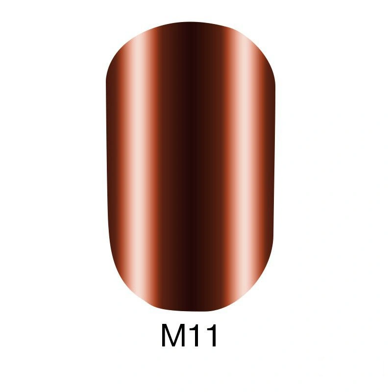 Гель-лак Naomi Gel Polish Metallic Collection M11 коричнево-мідний металік 6 мл