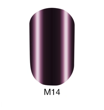 Гель-лак Naomi Gel Polish Metallic Collection M14 сливово-фіолетовий металік 6 мл