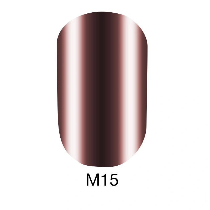 Гель-лак Naomi Gel Polish Metallic Collection M15 кавовий металік 6 мл