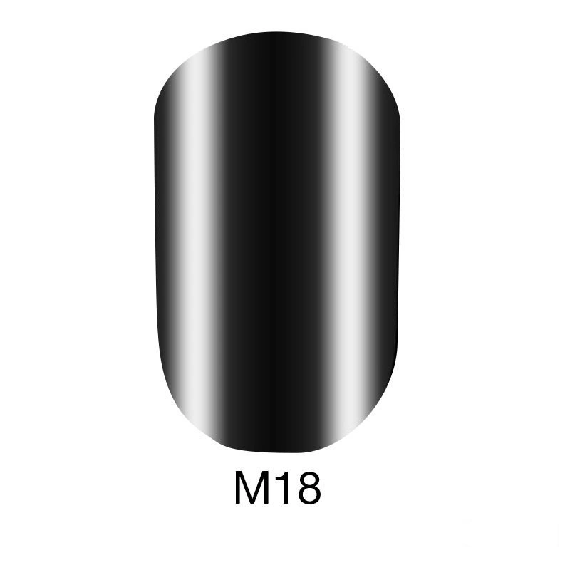 Гель-лак Naomi Gel Polish Metallic Collection M18 темно сірий з коричневим металіком 6 мл