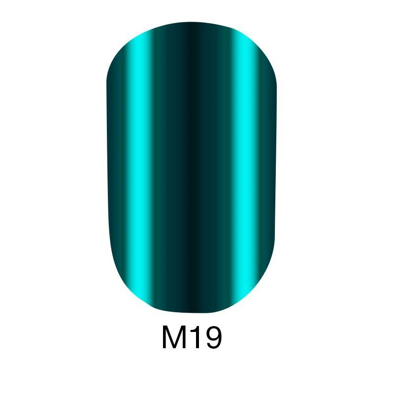 Гель-лак Naomi Gel Polish Metallic Collection M19 яскравий бірюзовий металік 6 мл