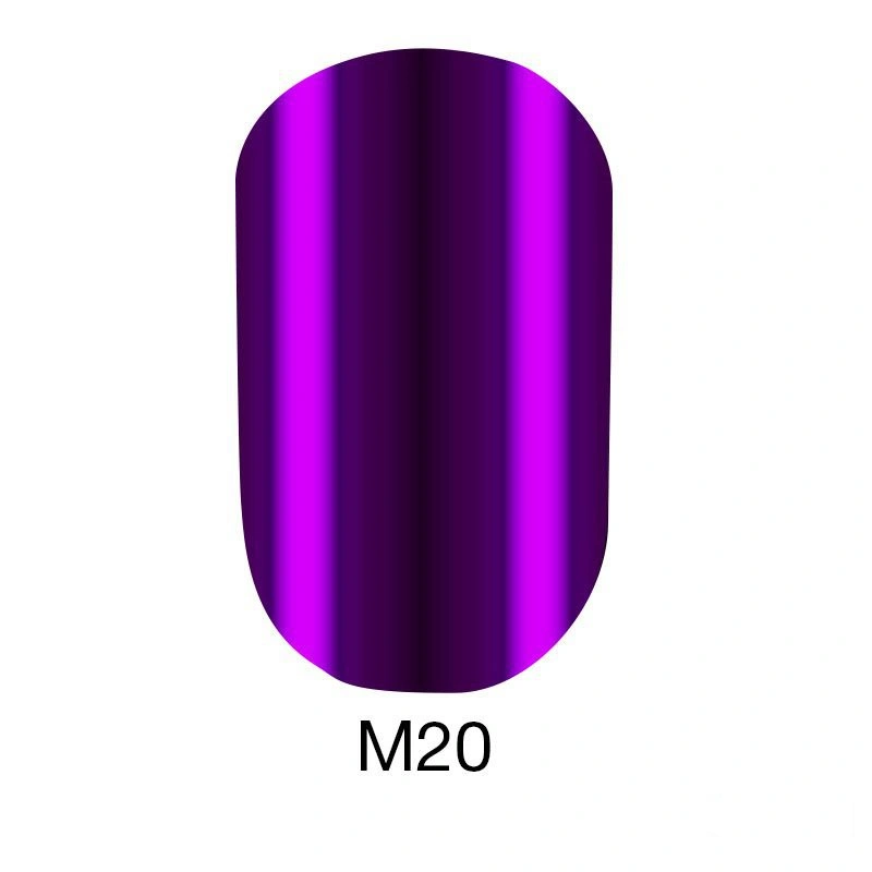 Гель-лак Naomi Gel Polish Metallic Collection M20 яскравий фіолетовий металік 6 мл