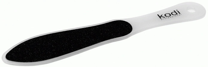 Пилка для педикюру Kodi Pedicure Nail File with Transparent Plastic Handle 100/180 грит пластикова прозора ручка