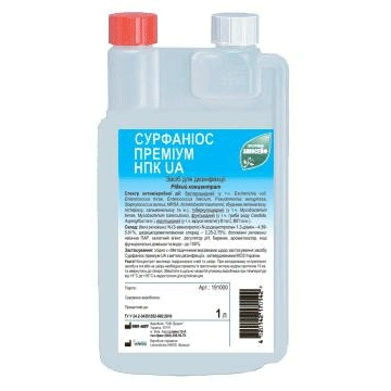 Дезинфікуючий засіб Anios Surfanios Premium NPC 1 л