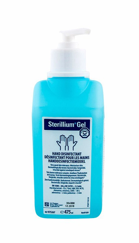 Гелевий спиртовий антисептик для рук Bode Sterillium Gel with Dispenser 475 мл