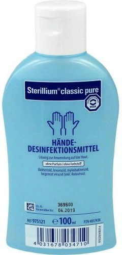 Спиртовий антисептик для рук Bode Sterillium Classic Pure 100 мл