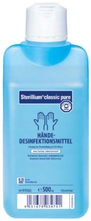 Спиртовий антисептик для рук Bode Sterillium Classic Pure 500 мл