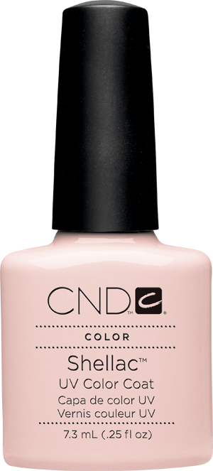 Гель-лак CND Shellac Beau блідо-рожевий з перламутром, напівпрозорий 7,3 мл