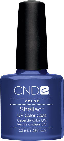 Гель-лак CND Shellac Purple Purple синьо-фіолетовий з мікроблиском 7,3 мл