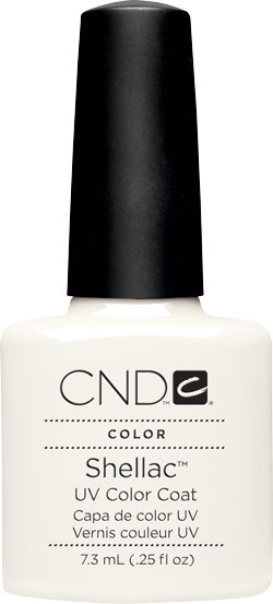 Гель-лак CND Shellac Studio White молочно-білий, френч 7,3 мл