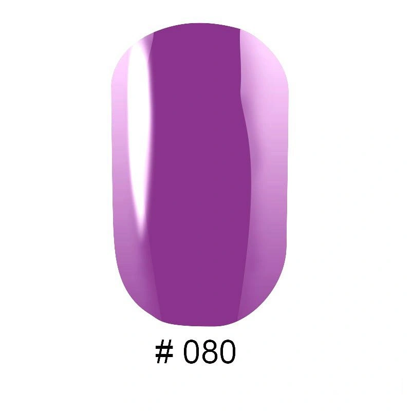Гель-лак G.La color 080 G.La color яскравий фіолетово-баклажанний, емаль 10 мл