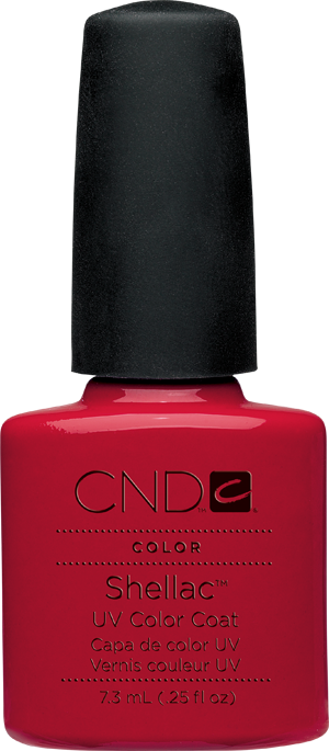 Гель-лак CND Shellac Wildfire класичний червоний, емаль 7,3 мл