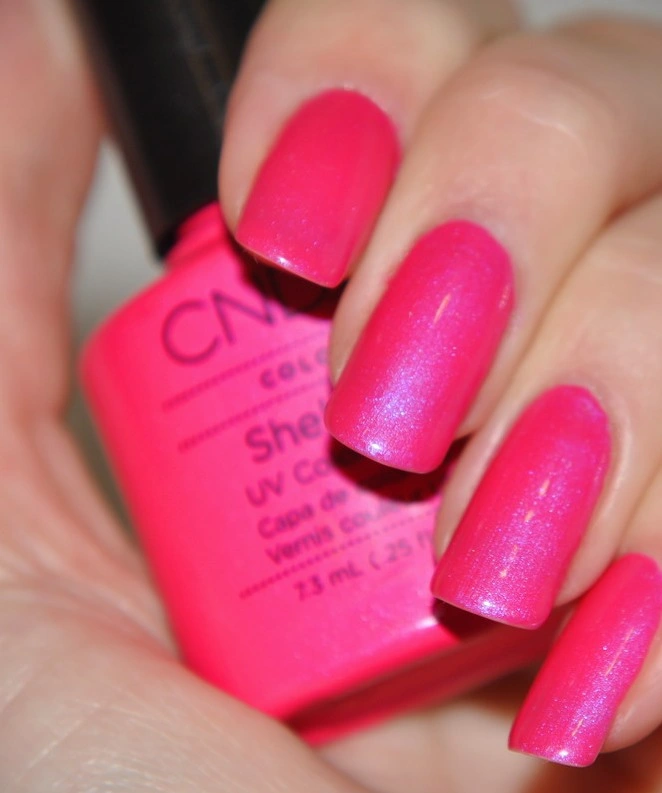 Гель-лак CND Shellac Tutti Frutti яскраво-рожевий з неоновим відливом 7,3 мл
