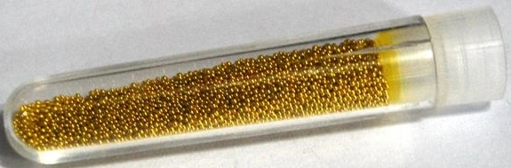 Бульйонки в колбі YRE Beads for Nail Decoration Gold 5 гр золото