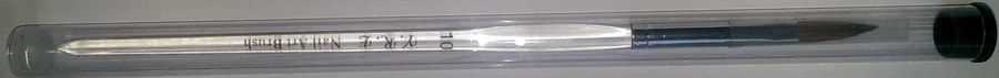 YRE Nail Art Brush Acrylic #10 with transparent handle