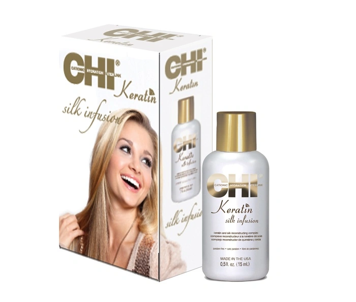 Рідкий натуральний шовк CHI Keratin Silk Infusion (Натуральний Шовк) 15 мл