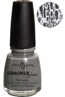 Лак "Потрісканий бетон" China Glaze Cracked Concrete сірий, кракелюрний 14 мл