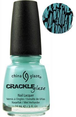 Лак "Льодяник, що розбився" China Glaze Crushed Candy блакитний, кракелюрний 14 мл