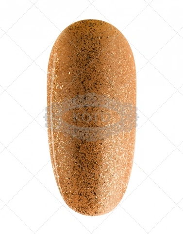 Гель-лак Koto Gel Polish 238 пісочно-коричневий з дрібними золотистими блискітками 5 мл