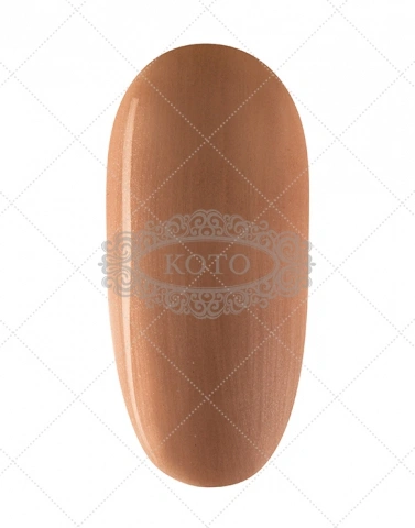 Гель-лак Koto Gel Polish 259 персиково-коричневий, перламутровий 5 мл