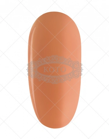 Однофазний гель-лак Koto Gel Polish 263 пастельний персиковий, емаль 5 мл