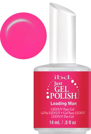 Гель-лак Лідер IBD Just Gel Polish Leading Man фуксія, емаль 14 мл