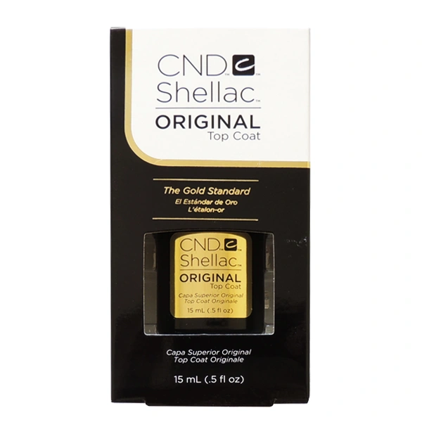 Фініш CND Shellac Top Coat УФ закріплювач Shellac 15 мл