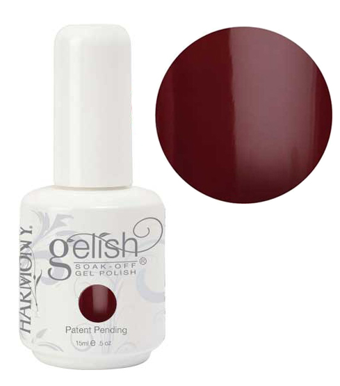 Гель-лак Harmony Gelish Black Cherry Berry вишневий, емаль 15 мл