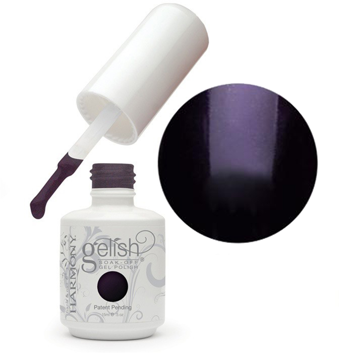 Гель-лак Harmony Gelish Night Reflection насичений ліловий з мікроблиском 15 мл