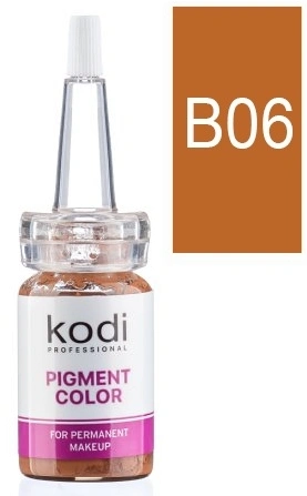 Пігмент для брів Kodi Brow Pigment B06 мідний коричневий 10 мл