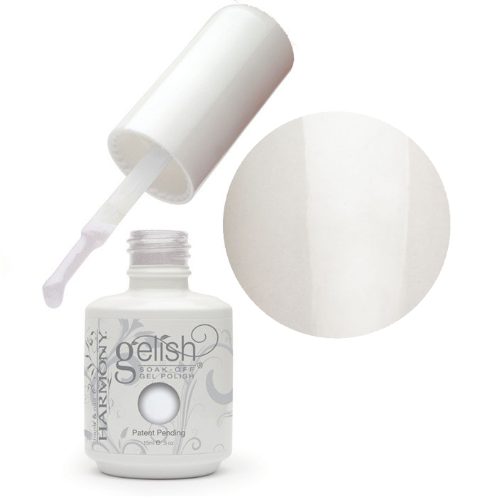 Гель-лак Harmony Gelish Sheek White щільний білий, підходить для французького манікюру 15 мл