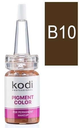 Пігмент для брів Kodi Brow Pigment B10 темний сіро-коричневий 10 мл