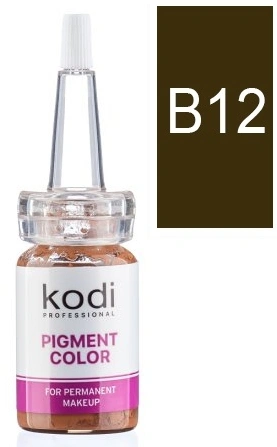 Пігмент для брів Kodi Brow Pigment B12 оливково-коричневий 10 мл